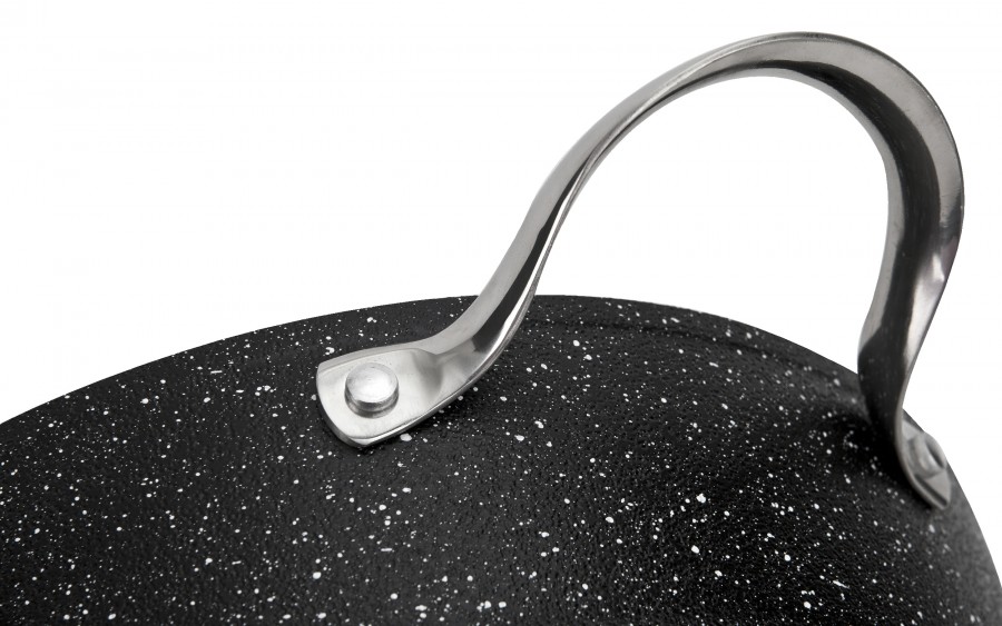 Garnek z pokrywką 28 cm na indukcję Alu Crossroad