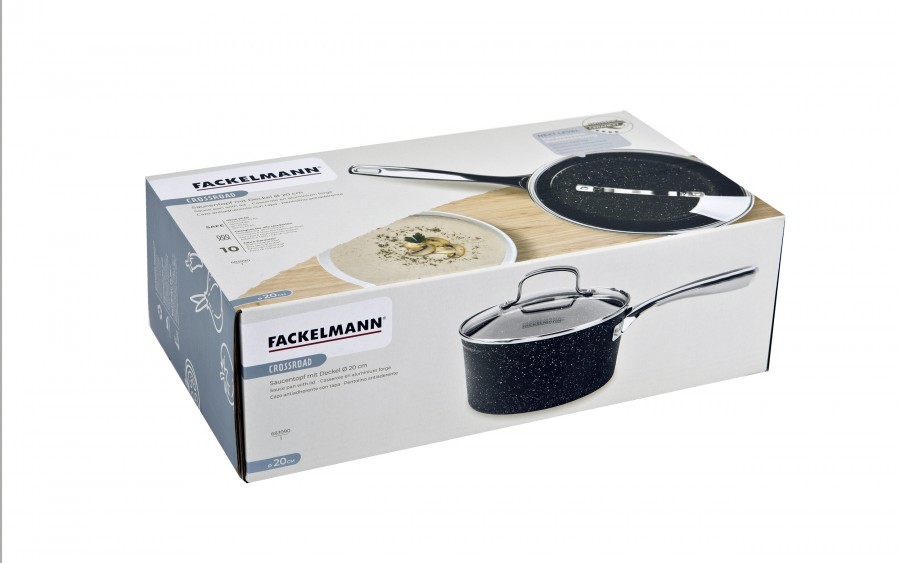 Rondel z pokrywką 20 cm na indukcję Alu Crossroad