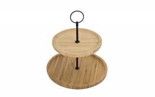 Patera bambusowa 2-piętrowa Orion