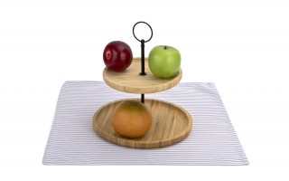 Patera bambusowa 2-piętrowa Orion