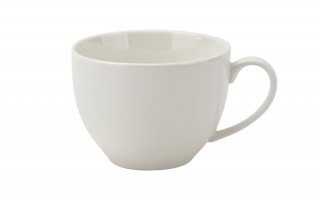 Filiżanka porcelanowa 270 ml + spodek Bella krem