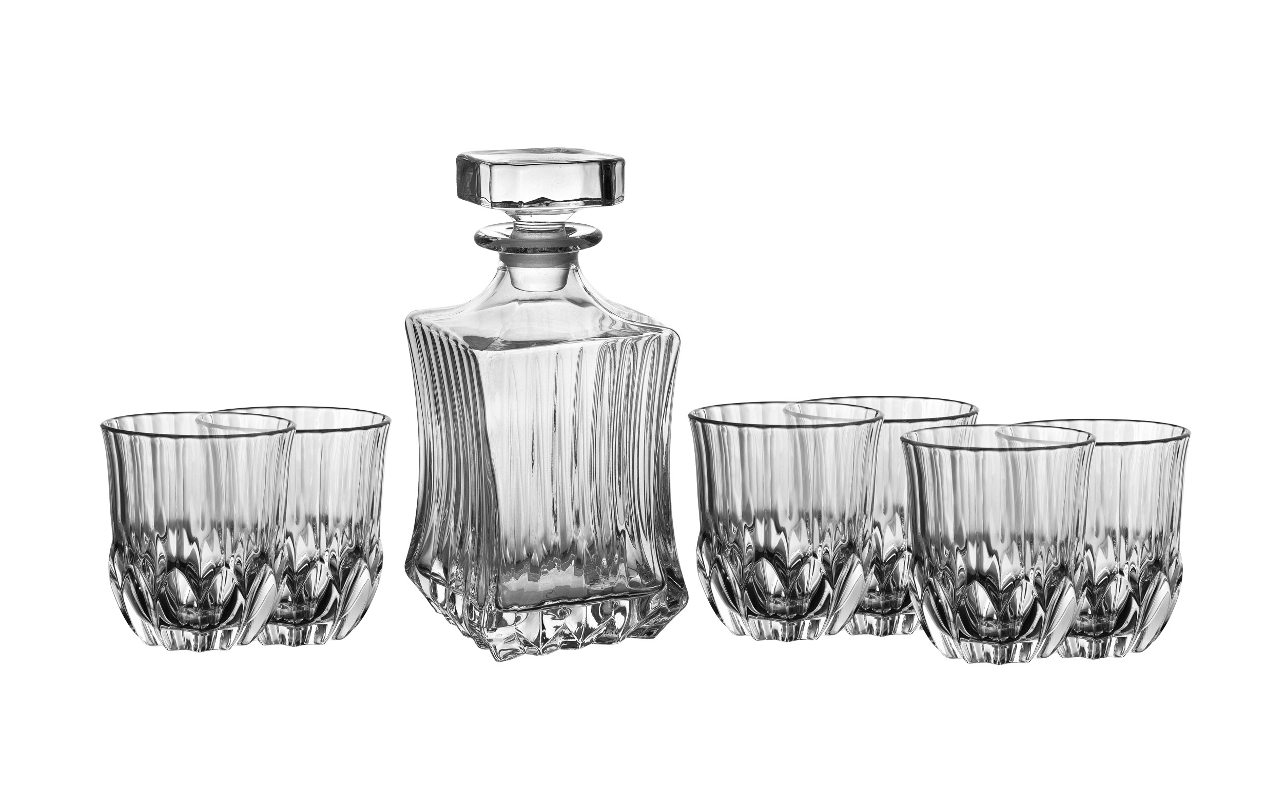 Zestaw do whisky karafka + 6 szklanek Adagio