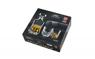 Zestaw do whisky karafka + 6 szklanek Adagio