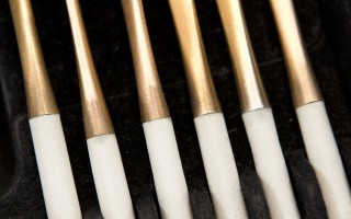 Sztućce Neo White Rose Gold 6/24 Belo Inox