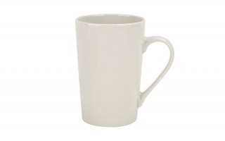 Kubek ceramiczny 400 ml prosty Lily kremowy