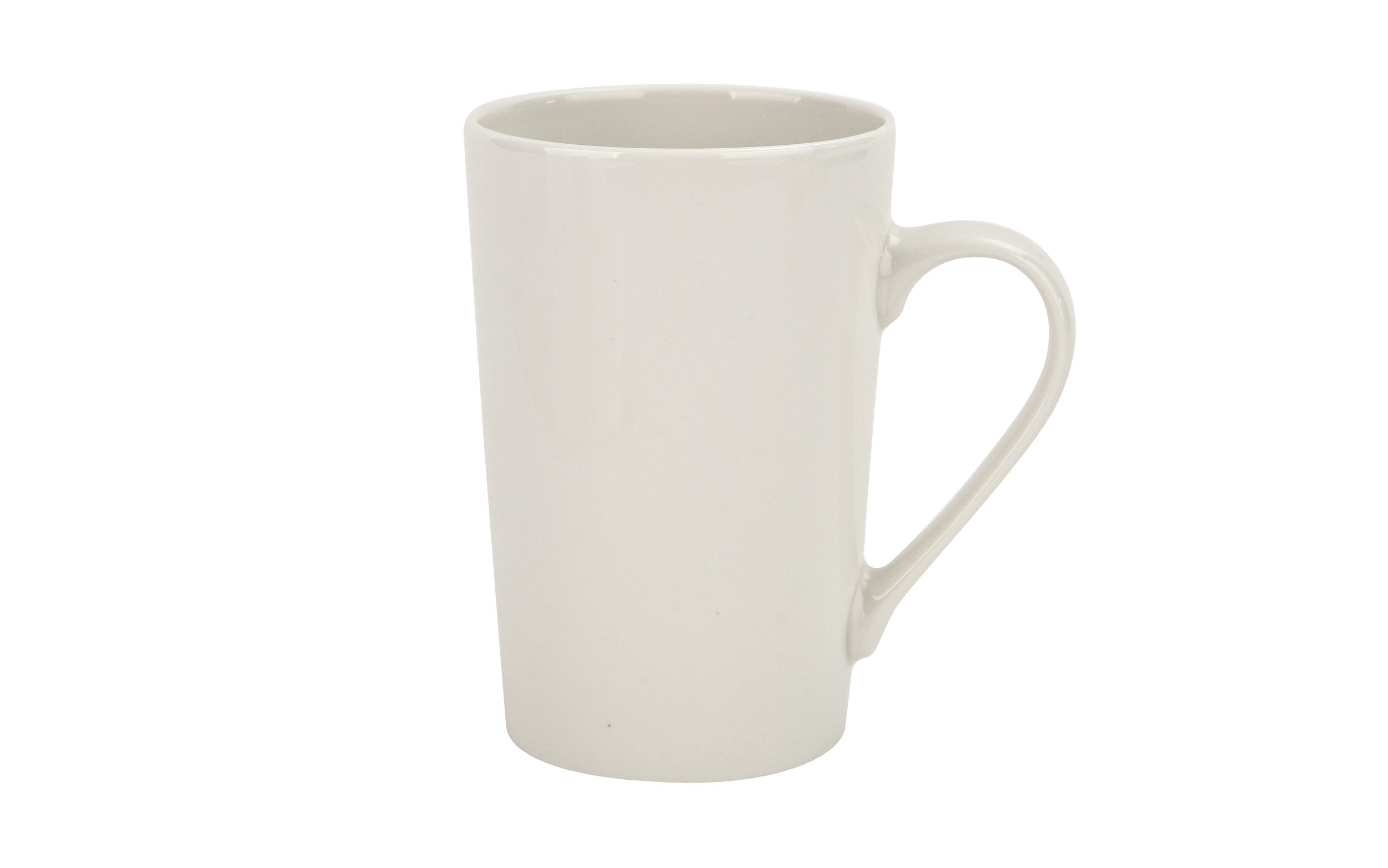 Kubek ceramiczny 400 ml prosty Lily kremowy