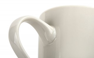 Kubek ceramiczny 280 ml Skos kremowy