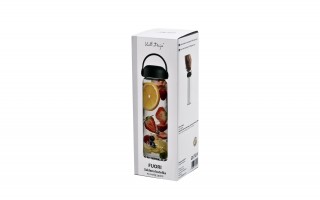 Szklana butelka na wodę 540 ml Fuori zielona