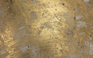 Metalowa osłonka na doniczkę 20 cm złota