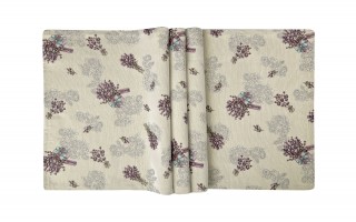 Bieżnik na stół 50x150 cm Eden 1232/410 Lawendy gobelinowy