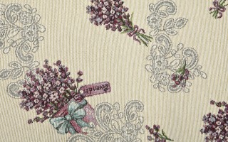 Bieżnik na stół 50x150 cm Eden 1232/410 Lawendy gobelinowy