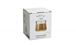Cukiernica szklana 250 ml z pokrywą MIA1098
