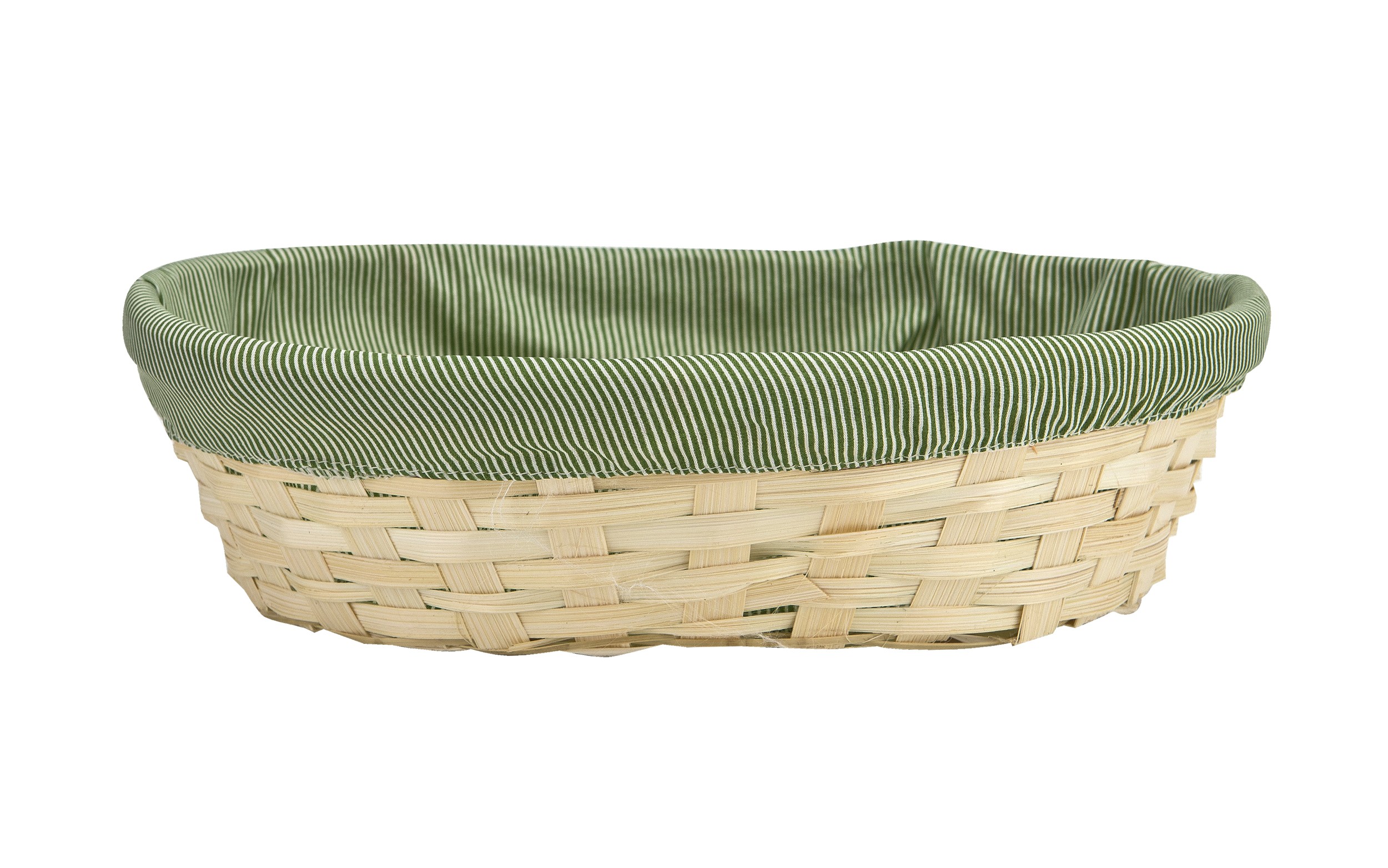 Bambusowy koszyk dekoracyjny 29x21x7 owalny