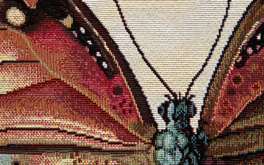 Poszewka dekoracyjna 45x45 cm Motylek Gobelinowa Premium