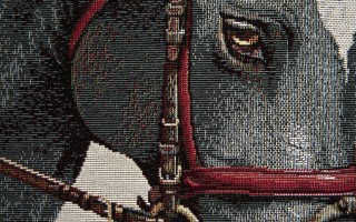 Poszewka dekoracyjna 45x45 cm Koń 210 Gobelinowa Premium