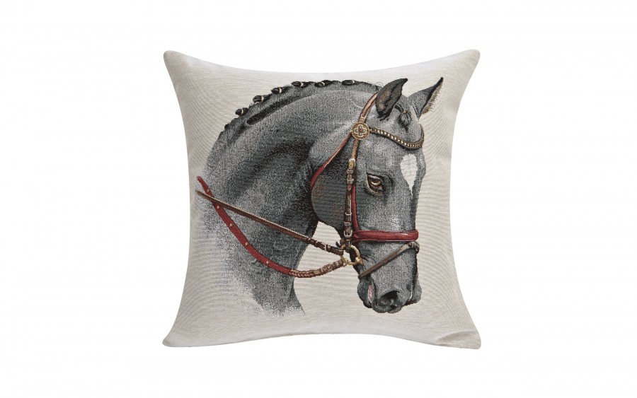 Poszewka dekoracyjna 45x45 cm Koń 210 Gobelinowa Premium