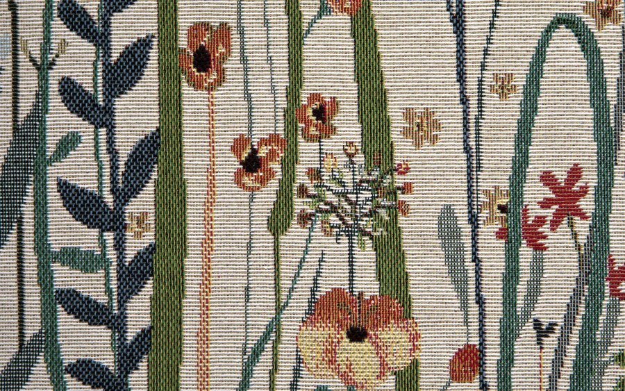 Poszewka dekoracyjna 45x45 cm Łąka jasna 6204 Gobelinowa Premium