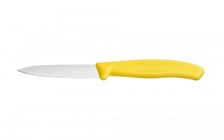 Nóż do warzyw i owoców 8 cm Swiss Classic Żółty gładkie ostrze