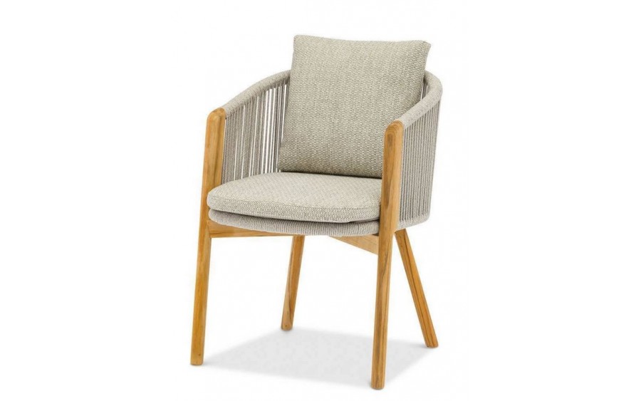 Krzesło ogrodowe HAVEN teak mokka