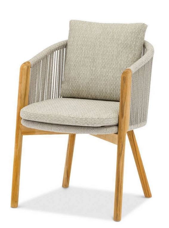 Krzesło ogrodowe HAVEN teak mokka