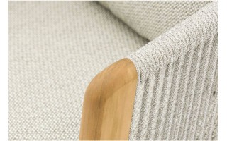 Krzesło ogrodowe HAVEN teak mokka