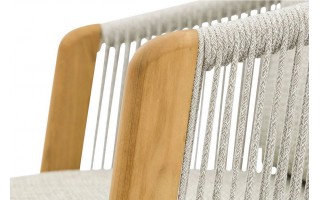 Krzesło ogrodowe HAVEN teak mokka