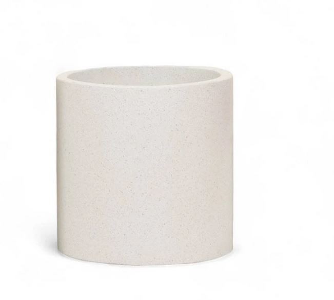 Donica na taras 10846 biała 30 cm