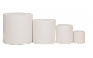 Donica na taras 10846 biała 30 cm