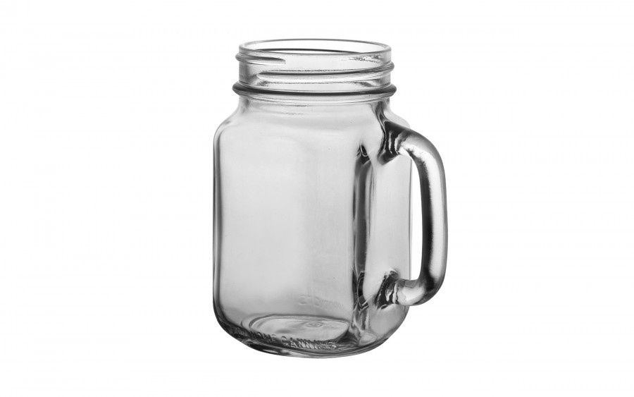 Słoik z uchem/kubek 488 ml Drinking Jars bez pokrywki