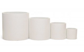 Donica na taras 10846 biała 50 cm