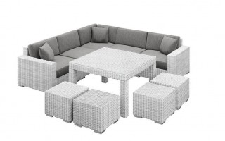 Meble ogrodowe MILANO IV royal biały