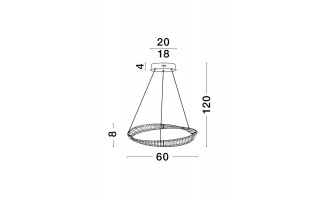Lampa wisząca AURELIA Gold 9333061