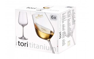 Kieliszek do wina białego 390 ml Tori Titanium