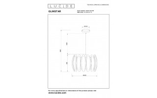 Lampa wisząca GLINSTAR 34447/40/99