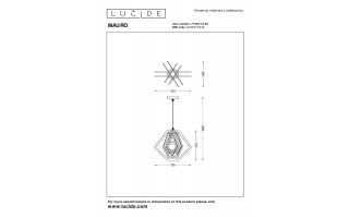 Lampa wisząca MAURO 77489/01/66
