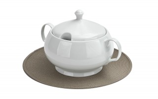 Waza 3 L biała z pokrywką