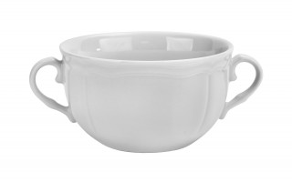 Bulionówka 350 ml ze spodkiem Castel White/Gino