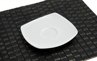 Spodek kwadrat 14x14 cm biały