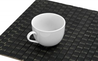 Filiżanka porcelanowa 220 ml Biała okrągłe ucho