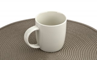 Kubek porcelanowy 350 ml niski Krem