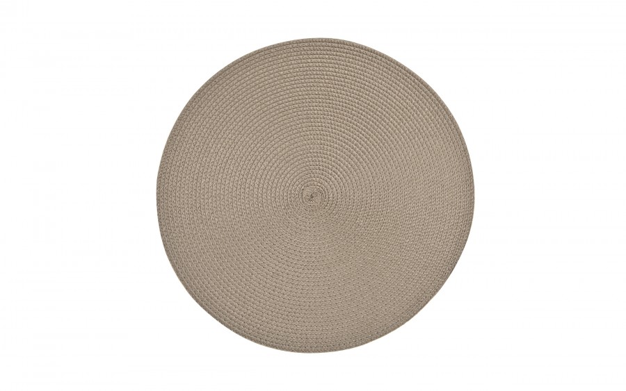 Mata dekoracyjna 38 cm Round 81363 Latte