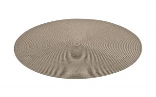 Mata dekoracyjna 38 cm Round 81363 Latte