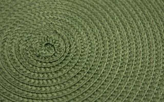 Mata dekoracyjna 38 cm Round 81363 Zielona
