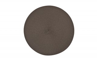 Mata dekoracyjna 38 cm Round 81363 Brązowa