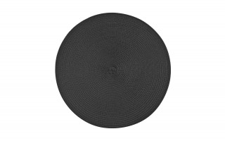 Mata dekoracyjna 38 cm Round 81363 Czarna