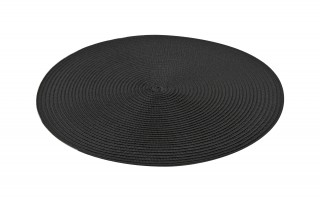 Mata dekoracyjna 38 cm Round 81363 Czarna