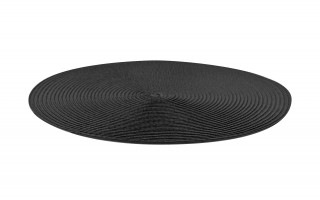 Mata dekoracyjna 38 cm Round 81363 Czarna