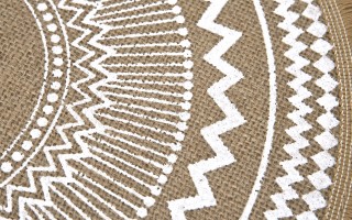 Mata dekoracyjna 38 cm Boho II 50200 wz.5
