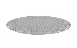 Mata dekoracyjna 38 cm Roma 60253 Srebrna