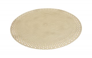 Mata dekoracyjna 38 cm Roma 60253 Złota